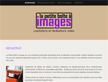 Tablet Screenshot of lapetiteboiteaimages.com